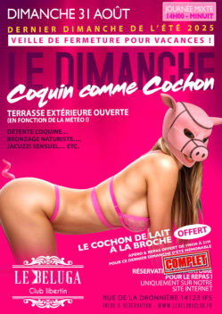 DIMANCHE – Coquin comme Cochon