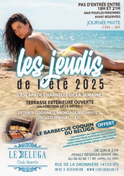 JEUDI – Escapade Charnelle