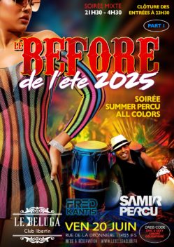 VENDREDI – Soirée Summer Percu All Colors