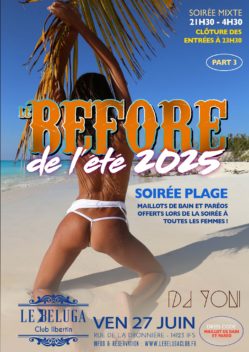 VENDREDI – Soirée Plage