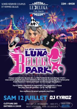 SAMEDI –  La Fête Fontaine à Luna Beluga X Park