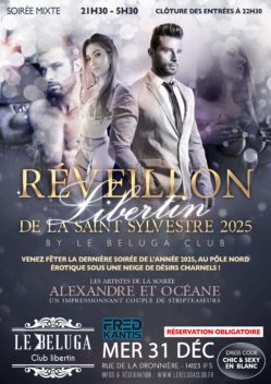 MERCREDI – Réveillon de la Saint Sylvestre 2025 au Beluga !